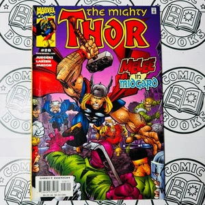 Thor #28 Vol. 2 cómics Marvel Comics 2000 casi nuevo Wrecking Havoc Melee in Midgard - Imagen 1 de 5