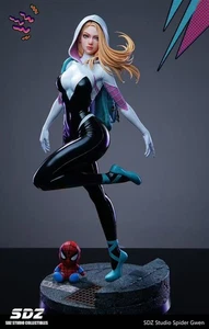 Statua Polystone SDZ Studio Spider-Man New Girl Series Gwen scala 1/4 - Foto 1 di 8