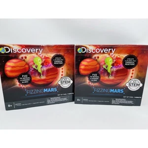 Discovery Fizzing Mars Stem Space Alien Educational Toy Bundle Set Of 2 - Picture 1 of 9