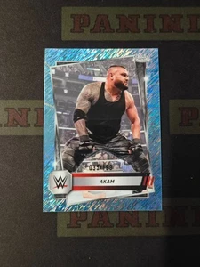 2025 Topps Chrome WWE Aqua Shimmer Refractor AKAM /199 - Picture 1 of 1