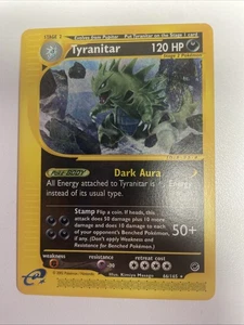 Carta Tiranitar Expedición JCC Pokémon 66/165 LP No Holo Ligeramente Jugada Rara De Colección - Imagen 1 de 5