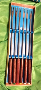 6er Set Vintage Fonduegabeln - Bild 1 von 6