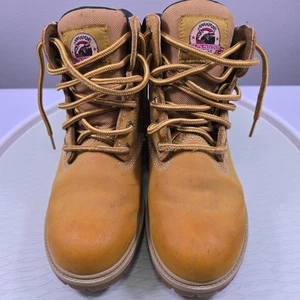 Brahma Hubert Botas de Trabajo al Tobillo para Hombres 7.5 Marrón Resistente al Aceite Impermeable Puntera de Acero - Imagen 1 de 21