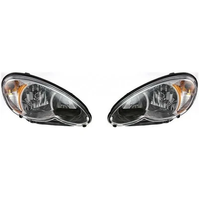 Par de faros para Chrysler PT Cruiser 2006-2010 lado conductor y pasajero DOT Foto 1 de 4