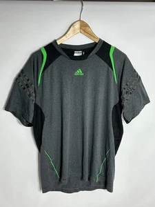 Adidas Training T-shirt Adicolor Climacool | Men's | Grey/Black/Green | Large | - Picture 1 of 8