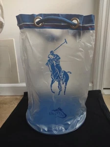 US Open Tennis NYC Ralph Lauren Polo Clear Drawstring Backpack Shoulder Tote Bag - Picture 1 of 16