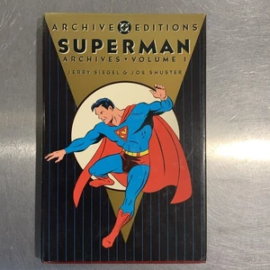 1989 DC COMICS ARCHIVIO EDIZIONI SUPERMAN VOLUME 1 LIBRO COPERTINA RIGIDA - Foto 1 di 10