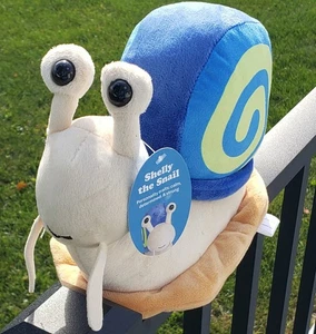 Lumaca peluche Invia un amico con guscio blu 10"x8" nuova con etichette! 2023 nuovo con etichetta - Foto 1 di 8