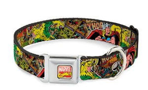 Buckle Down Thor & Loki Sicherheitsgurt 1" Hundehalsband passt 15”-26" WAV033 - Bild 1 von 5