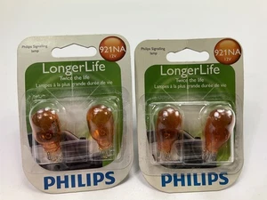 Philips 921NALLB2 Longer Life Amber Turn Signal Parking Lamp Light Bulb - 4 PCS - Picture 1 of 3