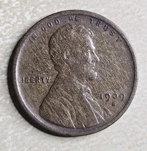 1909-S 1C Lincoln Wheat Penny Cent, Extremely Fine XF Almost AU Key Date - Picture 1 of 4