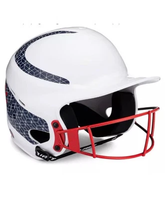 Rip-it Vision Softball Batting Helmet 2.0 S/M White, Navy, Red, Women's Rip It - Image 1 of 4