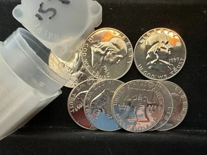 20 Coin Roll 1959 Franklin Half Dollar Proofs Brilliant SILVER PROOF - Picture 1 of 1
