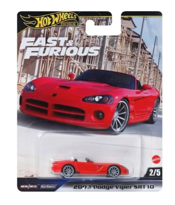 Hot Wheels 2003 Dodge Viper SRT 10 Fast & Furious Premium 2025 Mattel - Imagen 1 de 1