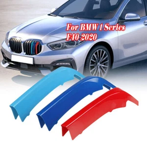 Cubierta de parrilla de 3 colores tiras riñones pegatina ABS para BMW Serie 1 F40 2020 - Imagen 1 de 7