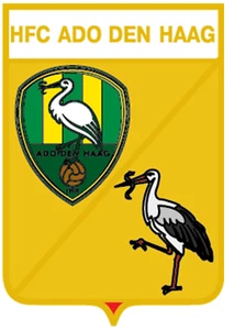 Pin (badge) football ADO Den Haag Netherlands + heraldry city - Picture 1 of 2