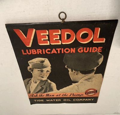 Veedol Lubrication Guide  1928-1934 Fantastic Condition For It's Age Cars, Truck - Image 1 of 4