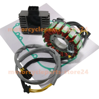 STATOR + REGULATOR RECTIFIER + GASKET for Kawasaki EX250 Ninja 250R 2008 09 2010 - Imagem 1 de 4