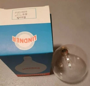 2 Globenglühlampen opalweiss und transparent . 40 W, E 27. Neu und OVP - Bild 1 von 2