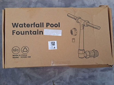 Pool Fountain above Swimming Pools, Adjustable Water Dual Spray Sprinkler Pool F Foto 1 de 4