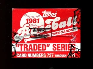 Juego de fábrica de béisbol Topps 1981 negociado BBCE FASC de un estuche sellado - Imagen 1 de 2