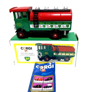 1/50 CORGI AEC 508 BP TANKER LORRY 5 TON FORD CONTROL CABOVER BOXED - Picture 1 of 9