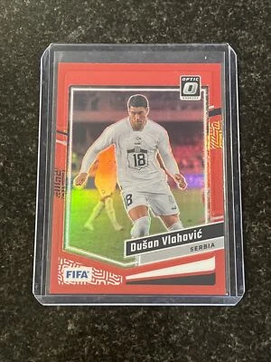 Dusan Vlahovic /299 Red Optic Panini Donruss Soccer 2023-24 Serbia No.48 - Image 1 of 3