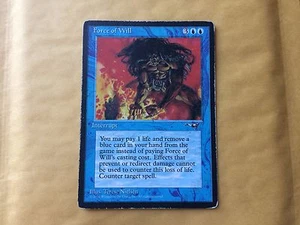 Fehldruck FORCE OF WILL Alliances Miscut BACK ONLY Error MTG Magic Card HP - Bild 1 von 6