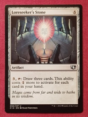 Magic The Gathering COMMANDER 2014 C14 LORESEEKER'S STONE artifact card MTG - Image 1 of 2