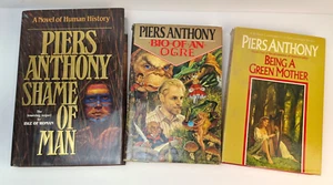Bundle of 3 Piers Anthony Hard Cover Novels w/Dust Jackets - Foto 1 di 7