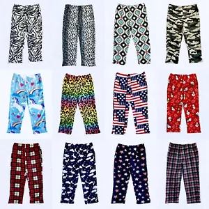 Fleece Winter Pajama Pants Unisex Women Men Child Christmas Holiday Birthday - Picture 1 of 22