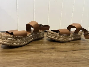 Wittner Brown Leather Sandals 37 - Picture 1 of 3