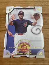 1998 Leaf Fractal Materials Z2 Axis Parallel #82 Damian Jackson /20 Indians