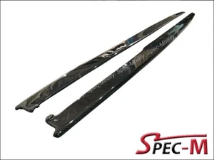 CF BMW F80 3D STYLE SIDE SKIRT CARBON EXTENSION ADD ON LIP FOR M3 - Picture 1 of 3
