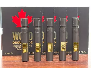 10X DSQUARED2 WOOD Pour Homme 0.03oz / 1ml Each EDT Spray Samples NEW - Picture 1 of 1