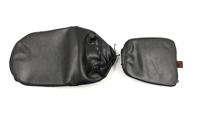 NUEVO 1987-1988 Honda VT1100C Shadow Saddlemen cubiertas de asiento principal y trasero (negro) Foto 1 de 4
