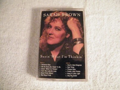 SARAH BROWN - Sayin' What I'm Thinkin' - CASSETTE BLIND PIG Sealed New - Blues - Image 1 of 4