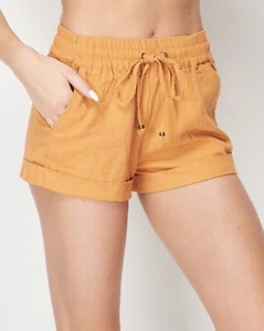 Drawsting Pocket Linen Shorts. Different color available. - Foto 1 di 5