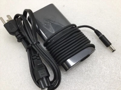 Genuine OEM DELL Slim 90W AC Adapter HH44H LA90PM130 DA90PM130 - Image 1 of 3