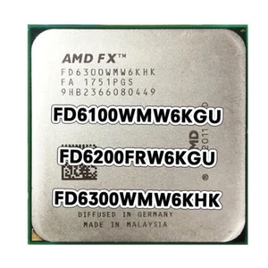 AMD FX-6100 FX-6200 FX-6300 CPU SIX-CORE Socket AM3+ Processor - Picture 1 of 4