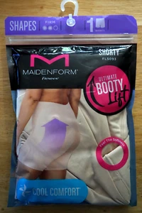 MAIDENFORM FLEXEES ULTIMATE BOOTY LIFT BEIGE SHORTY / GR. 2XL / NEU - Bild 1 von 3