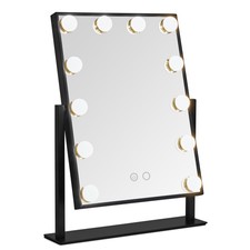 Beautify Hollywood Mirror for Makeup - 12 LED Bulb – Table Top/Vanity/Bathroom