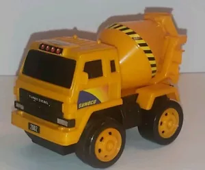 Vintage 2002 Sunoco Yellow Construction Vehicles Cement Mixer Car - Picture 1 of 7