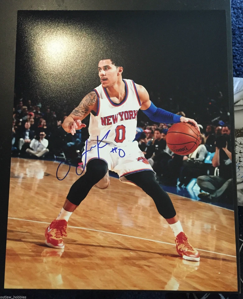 Foto autografiada firmada por Shane Larkin de los New York Knicks 11x14 certificado de autenticidad Foto 1 de 1