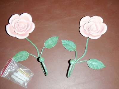 Toalleros de baño de cerámica, rosas, flores b2 Foto 1 de 4