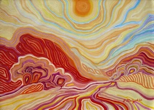 Pintura al óleo original sobre lienzo paisaje ucraniano impresionismo arte moderno - Imagen 1 de 6
