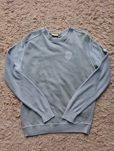 CAMEL ACTIVE Mens Jumper Vintage Large L Beige Cotton Long Sleeve - Picture 1 of 13