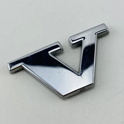 1997-2000 Volvo S70 Emblem Logo Letter Symbol Badge Trunk Rear Chrome OEM D67V-2 - Image 1 of 4