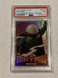 2017 Fleer Ultra Spider-Man Metal BRONZE PMG MM39 MYSTERIO PSA 7 NM /199๐ฅ๐ฅ๐ฅ* - Picture 1 of 2