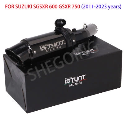 Sistema de escape completo Midpipe para motocicleta Suzuki GSXR 600 GSXR 750 2011-2023 Foto 1 de 4